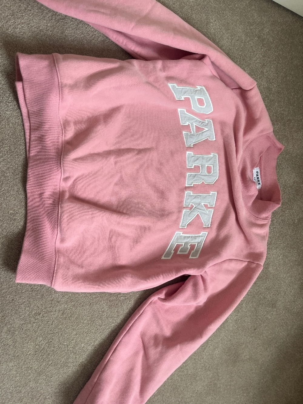 Parke pink mockneck